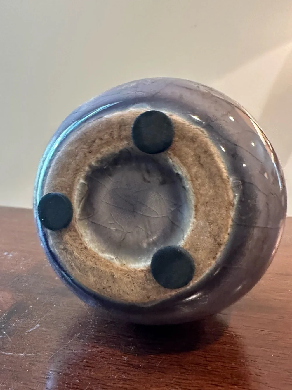 4th on Main pottery • small ceramic vase • lilac colored